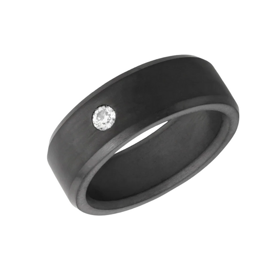 'The Double Diamond', With Single White Pave Diamond